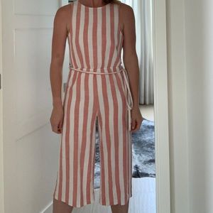 Stripe culottes jumpsuit 🍑